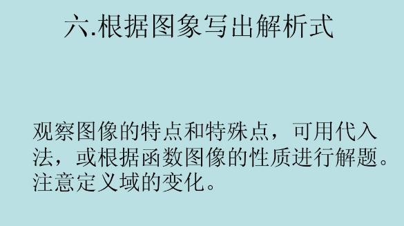 高中数学重点求函数解析式，待定系数、方程组、赋值、图像汇总