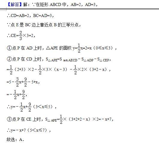 初中数学：动点问题的函数图象，建议大家“组团来学”（经典61）