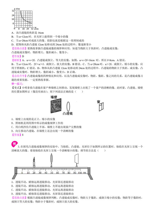 初中物理知识点解析，中考必备：透镜及其应用