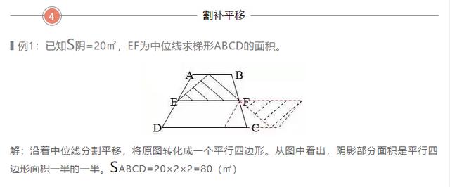 小学数学几何易错点：几何题型的几种解法总结