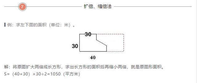 小学数学几何易错点：几何题型的几种解法总结