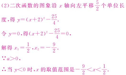 中考数学二次函数考点复习