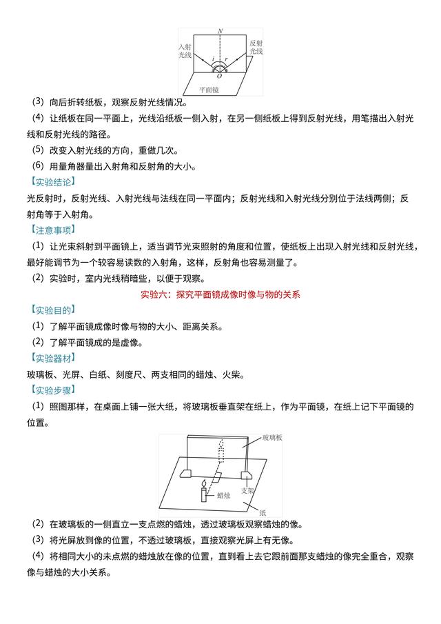 「中考物理」必考的18个实验总结，快速梳理一遍，把握命题要点