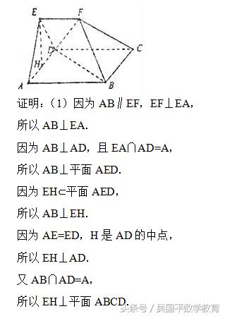 冲刺2018年高考数学，典型例题分析90：与二面角相关的立体几何题