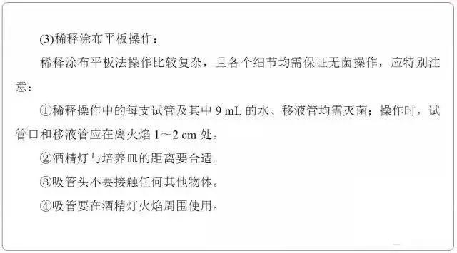 高中生物选修一微生物培养技术重点汇总，适合收藏！