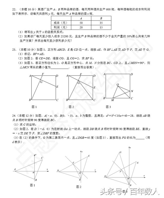 八年级下学期数学期末原创精品点题试卷（点题卷命题组制）