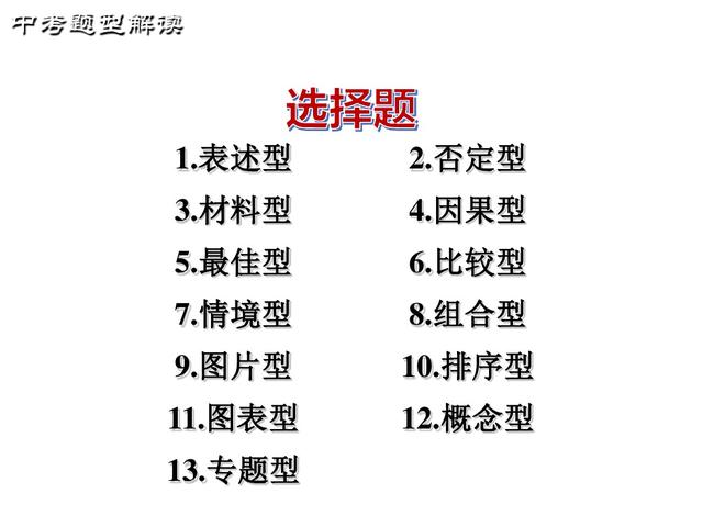 备考2018——中考历史题型解读答题技巧