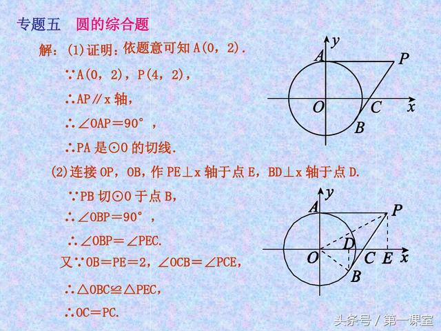 圆的综合题考查代数和几何的相关知识，是中考数学试卷的难题