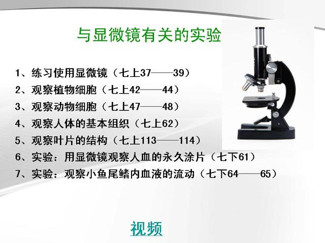 2018年中考生物实验专题复习（快速掌握实验题型）