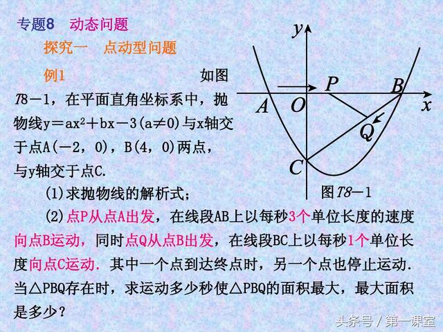 初中数学动点问题，在全国的中考试卷中常作为压轴题出现