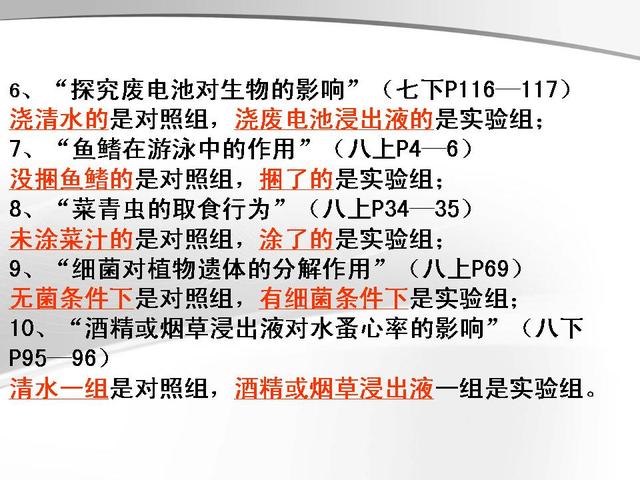 2018年中考生物实验专题复习（快速掌握实验题型）