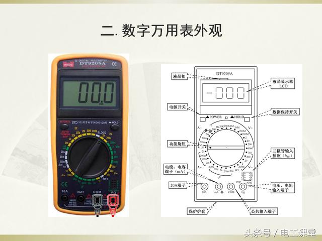 数字万用表的正确使用