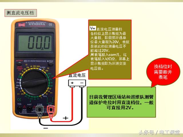 数字万用表的正确使用