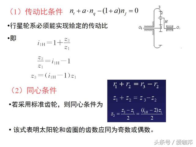 行星齿轮机构的设计与计算