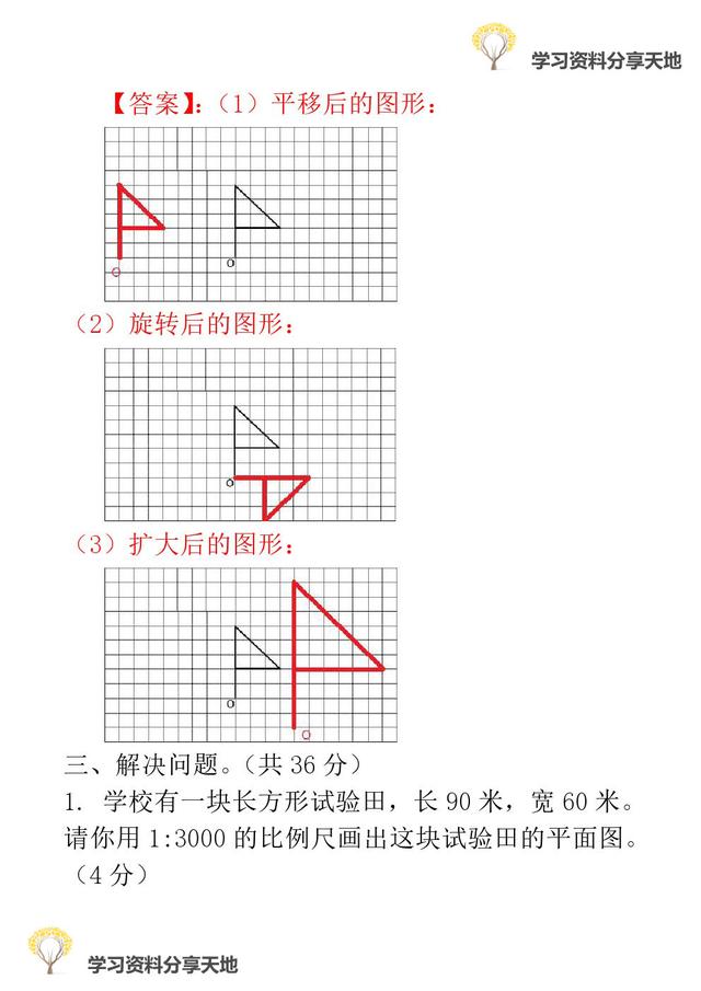 复习必备│人教版1-6年级数学下册期末易错题诊断