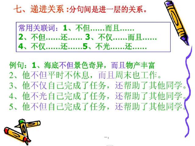 小学关联词总结与复习