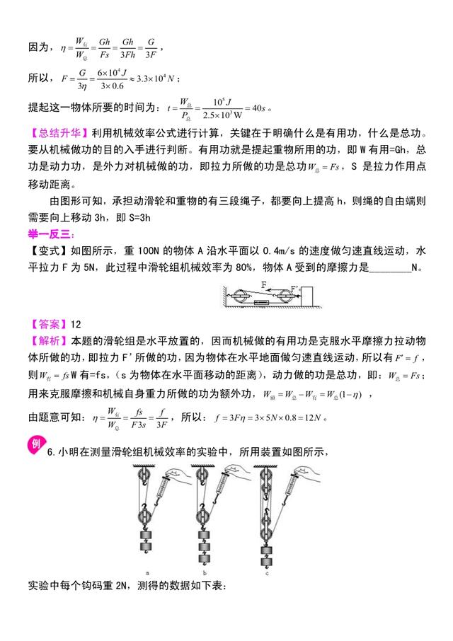 初二物理《简单机械》全章巩固复习，重难点及典型题解析，练练练