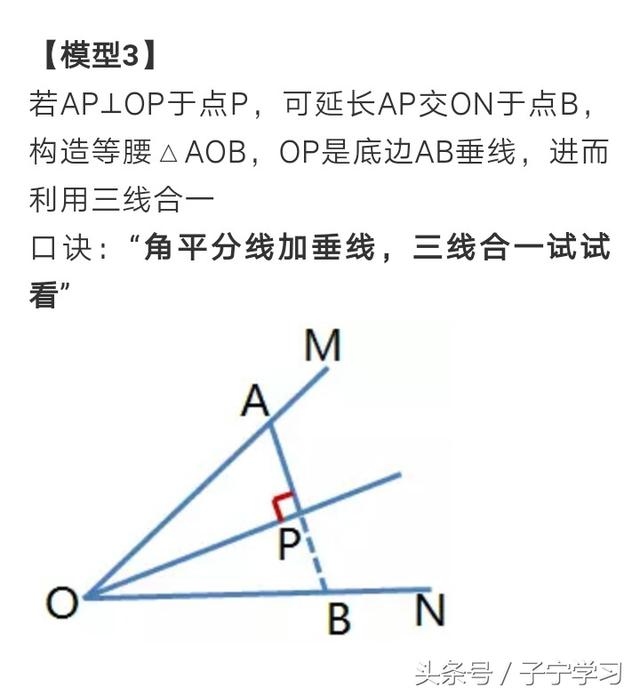 「初中数学」角平分线模型