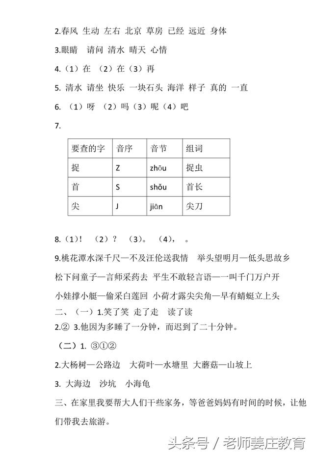 期末考试迫在眉睫，一二三年级语文期末考试冲刺题，敬请关注转发