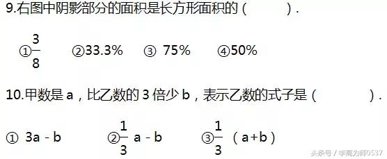 苏教版六年级数学下册期末练习及答案 期末冲刺必备