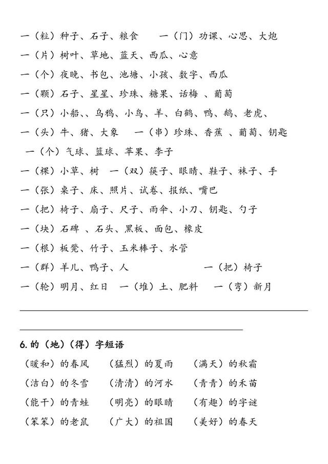 一年级下语文期末总复习最强资料，32张图一网打尽所有知识点