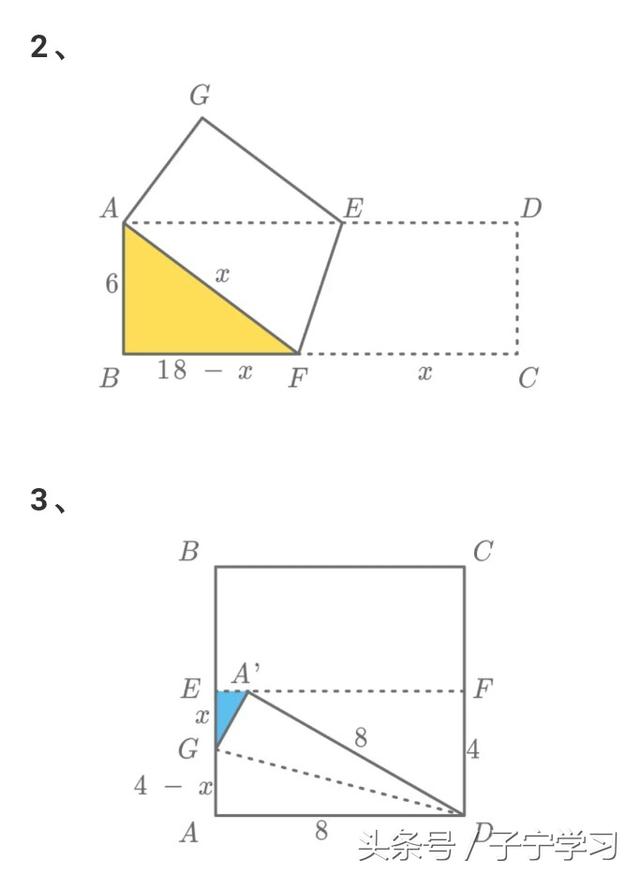 「初中数学」折叠问题与勾股定理