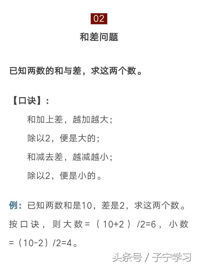 「小学数学」小学数学最难的十三种典型题