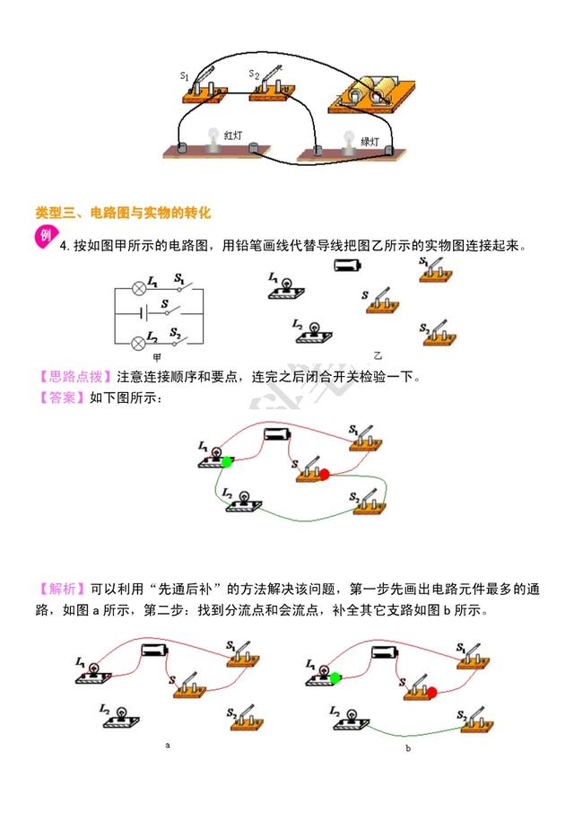 初三物理电学篇：《串并联、电流的测量》串讲，准初三预习收藏