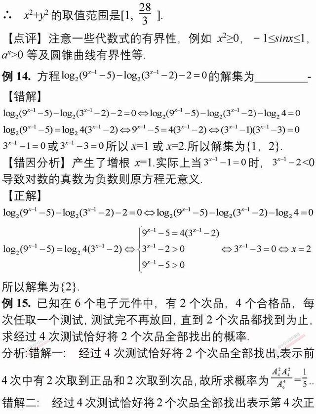 北大满分学霸：高中三年，就死磕这23道经典易错点！数学不下125