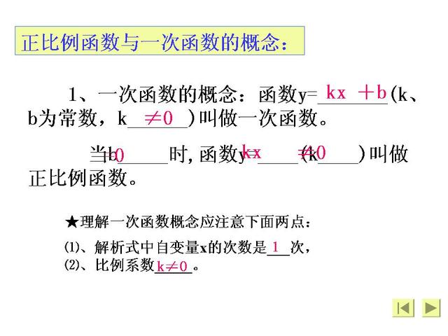 初中数学一次函数总结复习