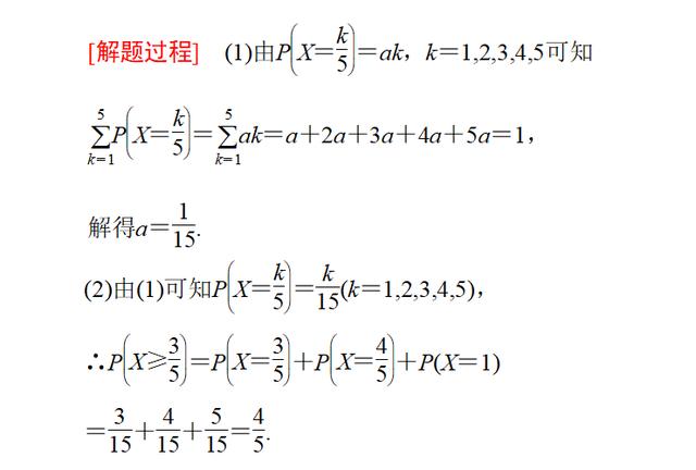 高中数学：离散型随机变量的分布列知识点