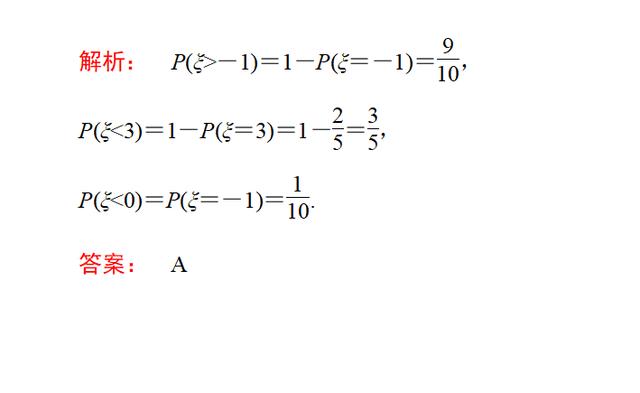 高中数学：离散型随机变量的分布列知识点