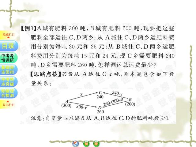 初中数学一次函数的应用专题