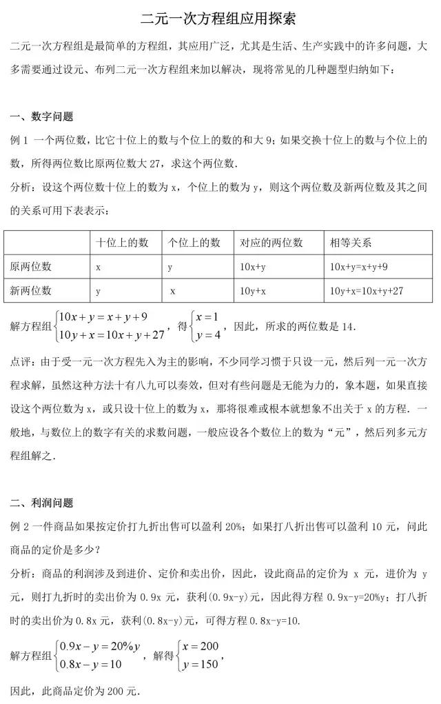 初一数学丨下册往年期末考试易错点全汇总！趁没考试赶紧看