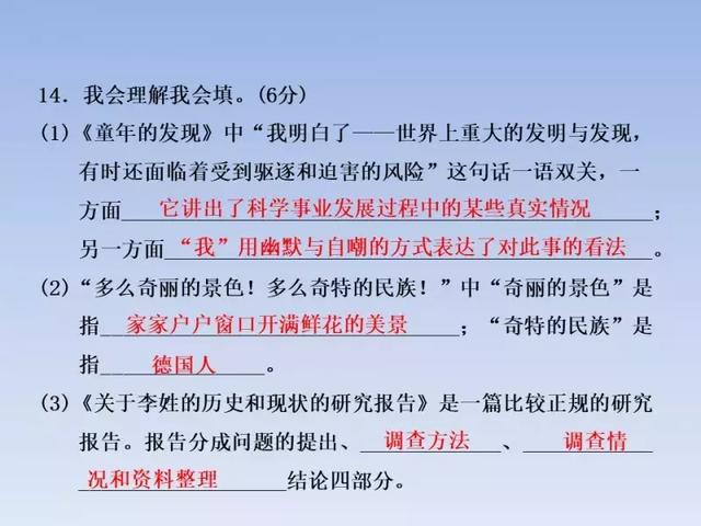 2018人教版3-6年级语文下学期期末测试精选AB卷（附答案和课件）