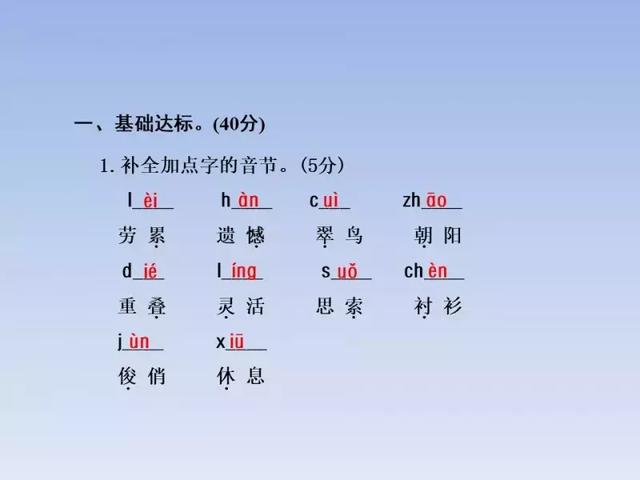 2018人教版3-6年级语文下学期期末测试精选AB卷（附答案和课件）