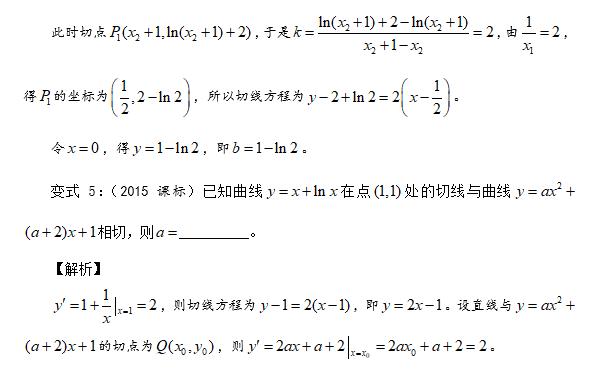 第18集 导数的几何意义——高考真题解读