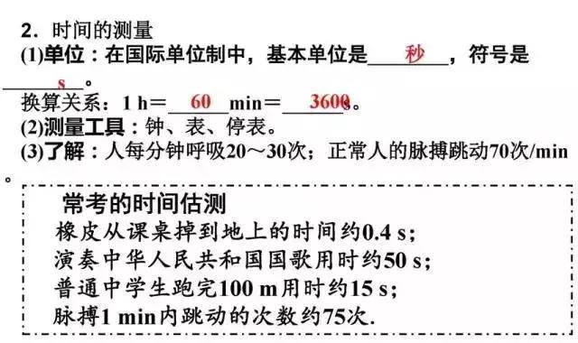 初二物理，1-2章知识梳理题型讲解重难点解析