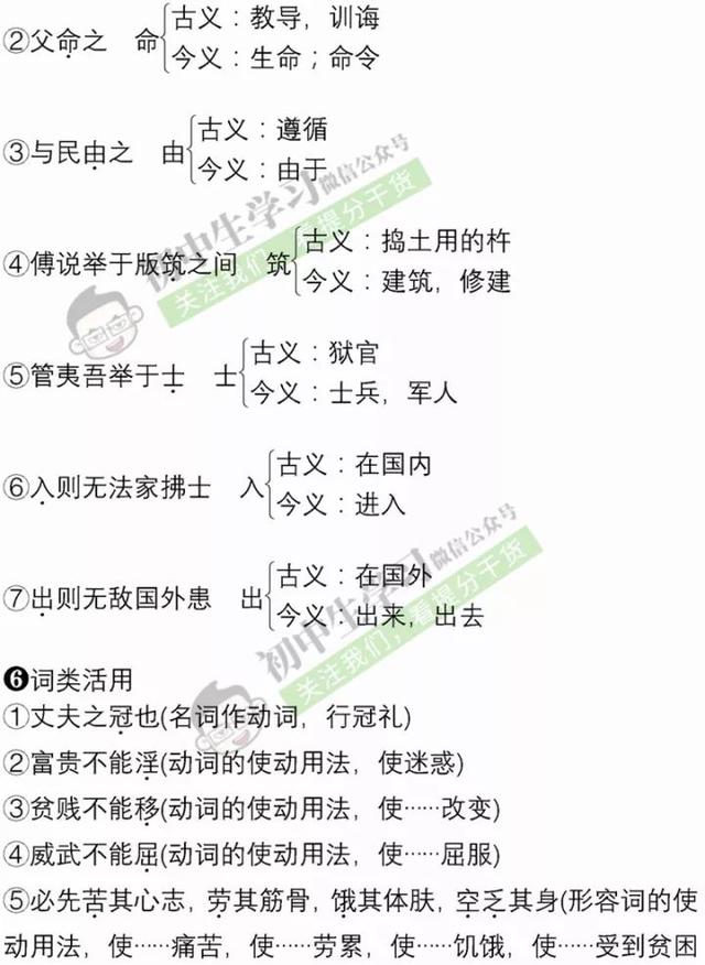 暑假预习｜八年级语文上学期重点知识清单！暑假赶紧学起来