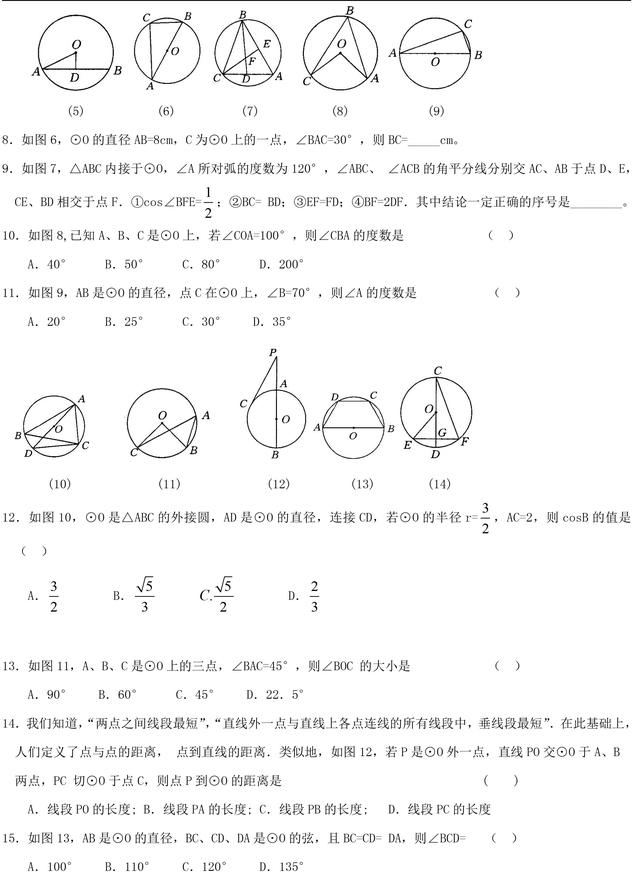 中考几何证明题必备知识点最全梳理，收藏了，趁暑假看起来！