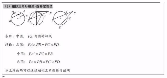 初中数学几何模型大汇总，掌握后初中数学几何题轻松搞定！