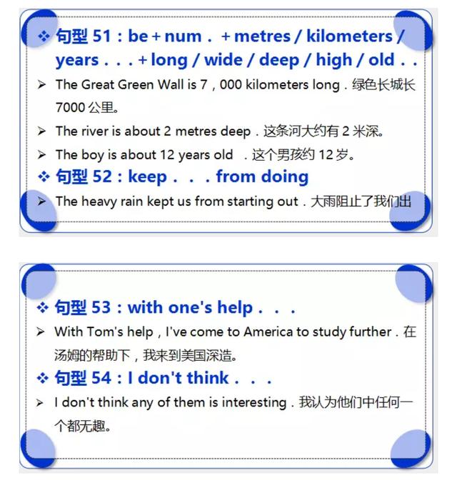 掌握初中英语62句重点句型，轻轻松松得高分