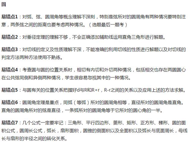 退休老教师：初中数学无非就这60个易错点，掌握轻松突破130！