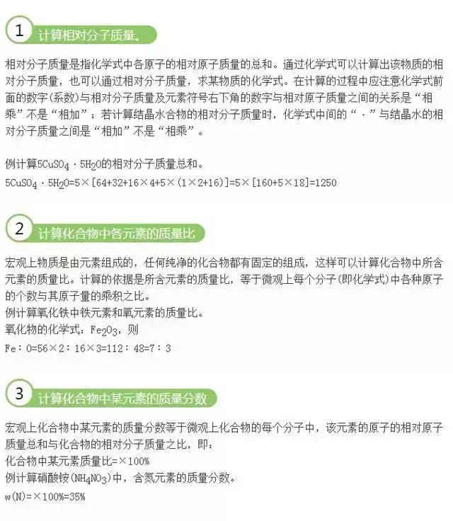 中考化学“计算题”题型汇总，你所需要知道的都在这里啦！