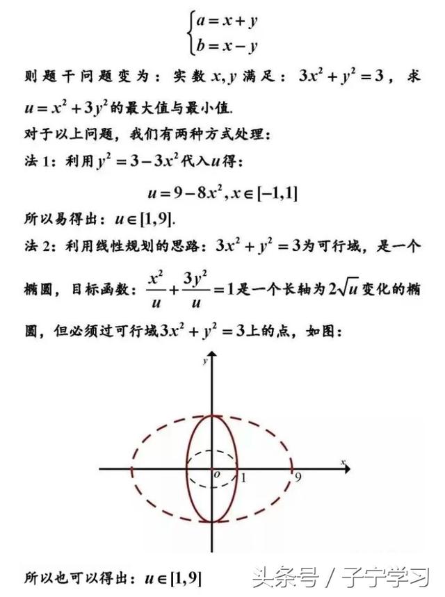 「高中数学」含交叉项求最值问题的处理方法