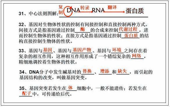 清华附中老师：最全高中生物高频考点大集合，“嚼碎”就能满分！