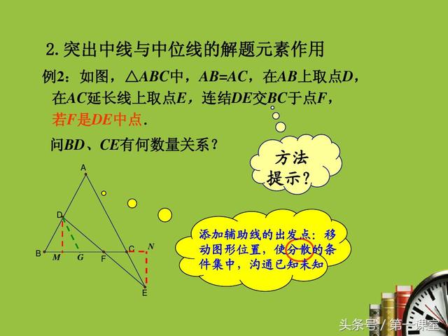 初中数学直线型几何知识，复习时可围绕5个知识点