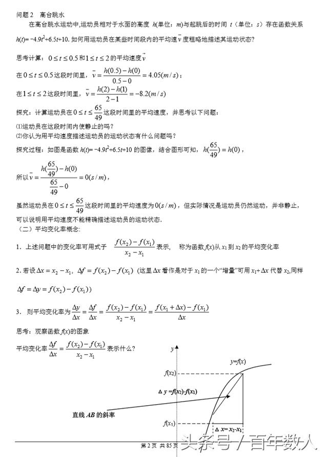 2019高考数学选修2-2《导数》：导数与导函数的概念及top提高训练