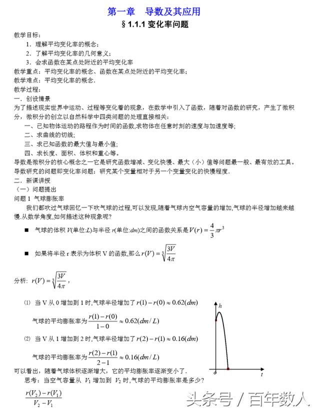 2019高考数学选修2-2《导数》：导数与导函数的概念及top提高训练