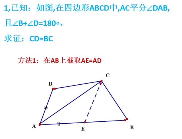 全等三角形中，一题多变与多题归一——对角互补模型